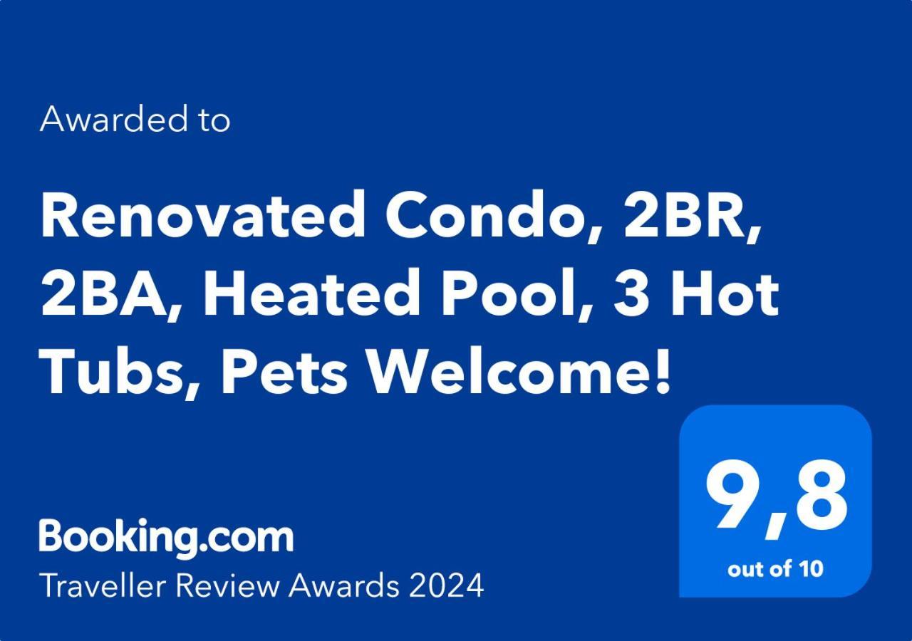 Renovated Condo, 2Br, 2Ba, Heated Pool, 3 Hot Tubs, Pets Welcome! Canmore Luaran gambar